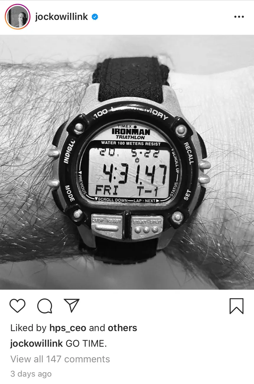 Photo of Jocko&#39;s Watch on Instagram