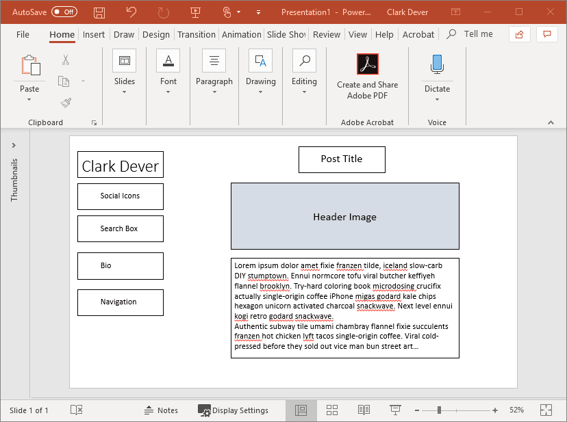 Why you should build wireframes in Powerpoint.