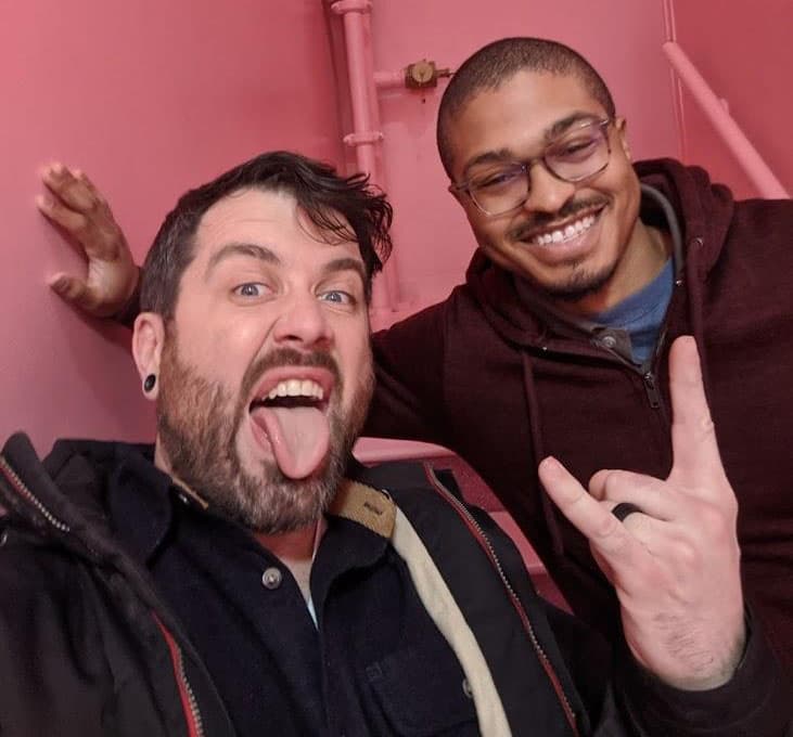 Doug and Clark Partying